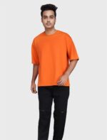 Orange casual T-shirt