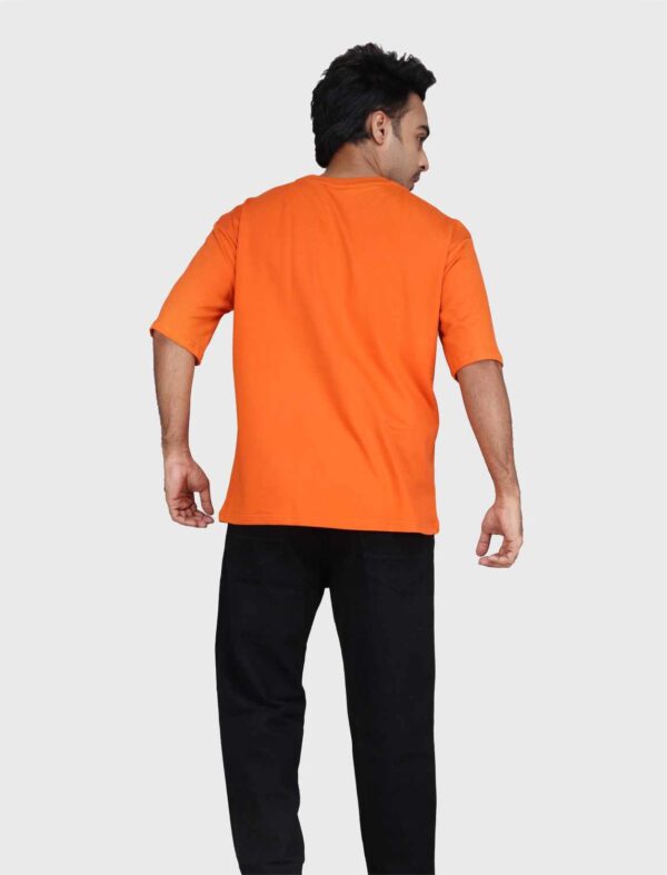 Orange casual T-shirt