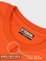 Orange casual T-shirt